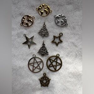 Collection of Pendants and Charms for Jewelry Making